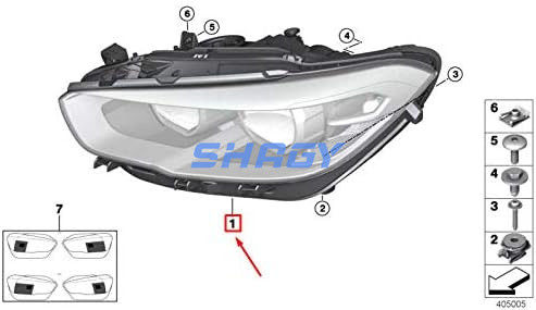 Dla Bmw serii 1 63117358392Bmw F20 przednie światła